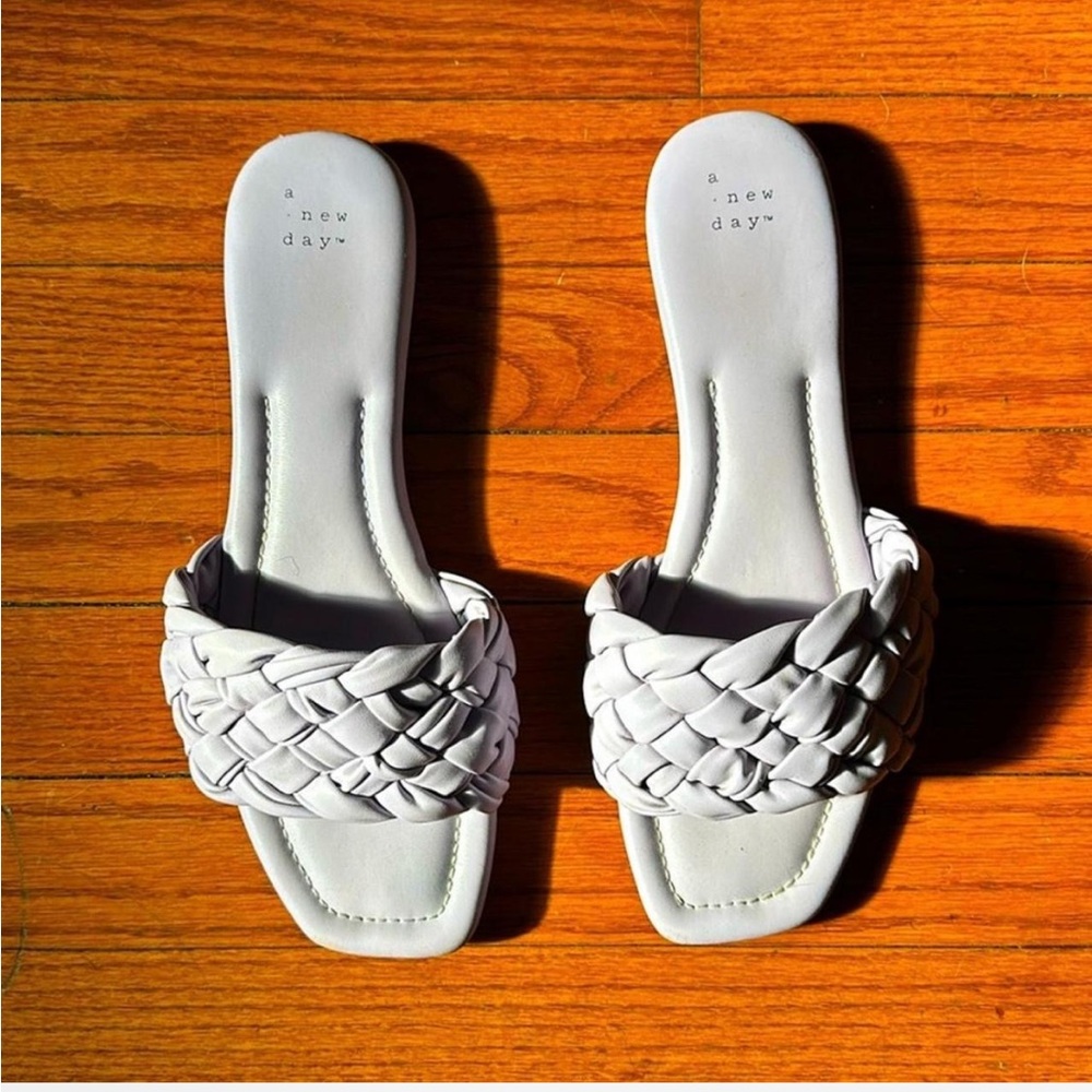 carissa woven slide sandals - Picture 1 of 5